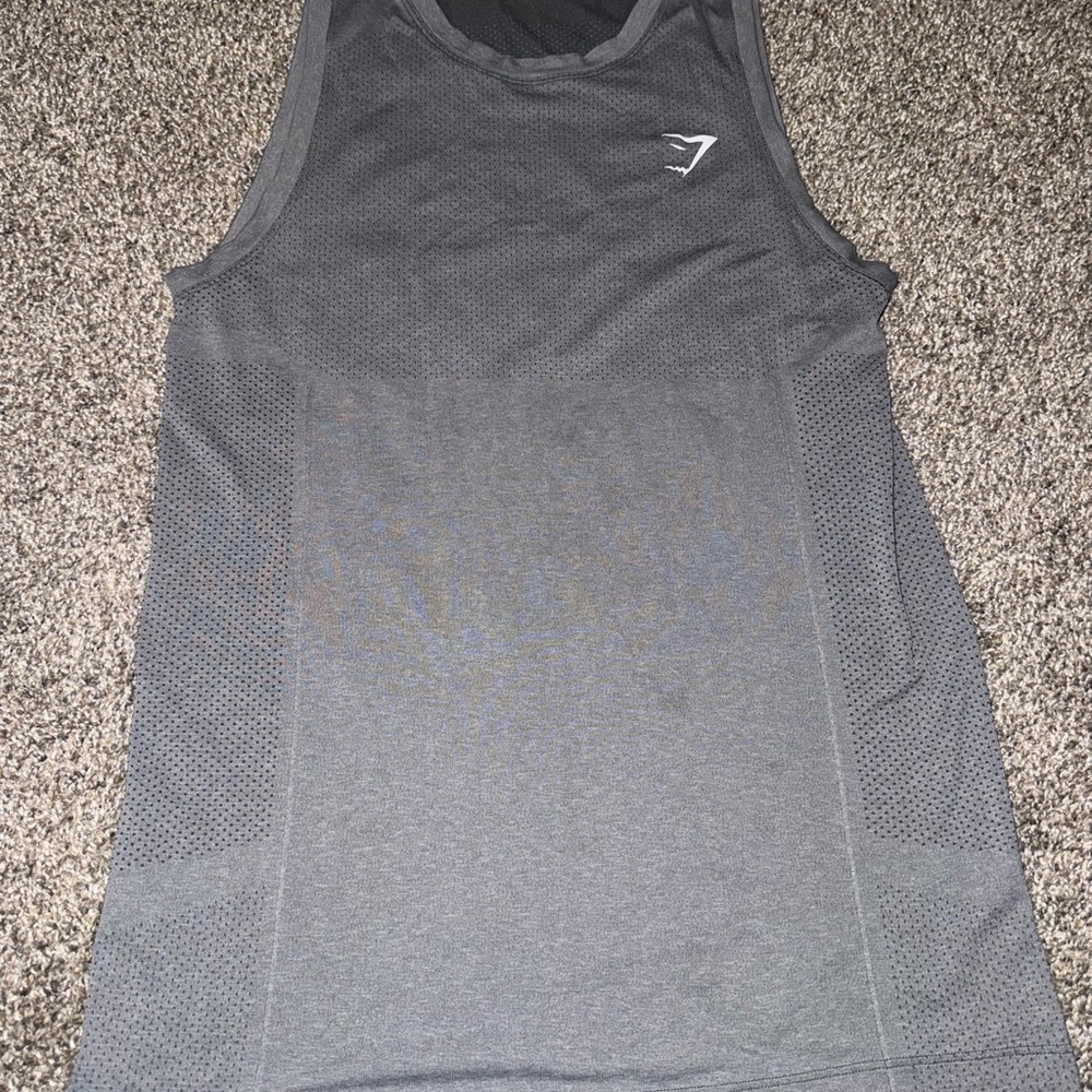 Gray Gymshark Men's Sleeveless Shirt